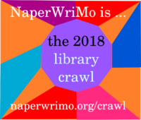 Naperwrimo library crawl 2018 logo.png